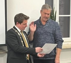 Robert Kistler vereidigt als Gemeinderat