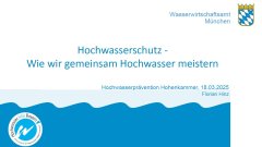 Bild Präsentation Infoabend Hochwasserschutz